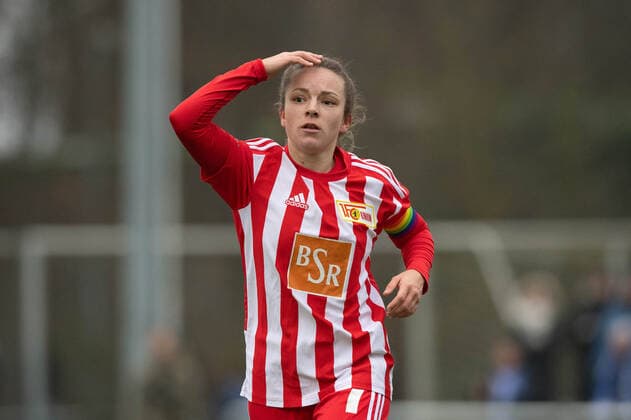 Football, Women, Season 2022 2023, Regionalliga Nordost 12 Matchday , SV Blau Weiss Hohen Neuendorf 1 FC Union Berlin, Lisa Heiseler 1 FC Union Berlin , 04 12 2022, Copyright: xSebastianxRäppold MatthiasxKochx