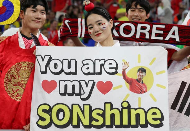 Football - 2022 FIFA World Cup, WM, Weltmeisterschaft, Fussball Qatar - Round Sixteen - Brazil vs South Korea - Stadium 974, Doha - Monday 4th December 2022 Fans are seen before the game 