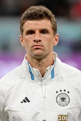 Al Khor, Al Bayt Stadium, 27 11 22, QAT, Men, FIFA WORLD CUP 2022, Spain Germany Picture Thomas MUELLER Germany Only for journalistic use Only for editorial use According to FIFA regulations, it is prohibited to use or have used photographs taken in the stadium and or from the match in the form of sequence images and or video-like photo series FIFA regulations prohibit any use of photographs as image sequences and or quasi video Qatar