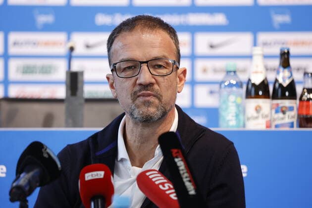 Germany, Berlin, Sportpark, GER, 1 FBL, Hertha BSC, season 2022 23, press conference Fredi Bobic, soccer manager, Hertha BSC