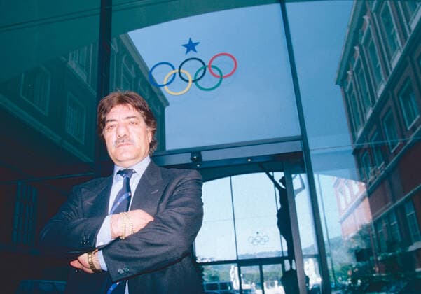 Italian manager and President of CONI Olympic Committee Gianni Petrucci, Rome, Italy 1994 