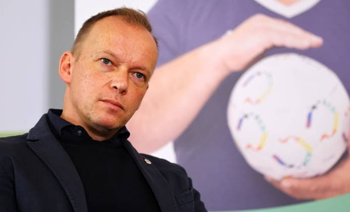 UEFA Euro 2024 Host City Leipzig 08 12 2022 Leipzig, 08 12 2022, Egidius Braun Sports School, European Football Championship 2024, Working Visit of EURO 2024 GmbH and Inclusive European Cup , Euro24 Organizing Committee In the picture Markus Stenger Managing Director DFB Euro 2024 GmbH , Picture Point