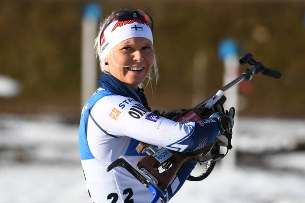 Biathlon, Mari Eder has become a mum, archive pictures