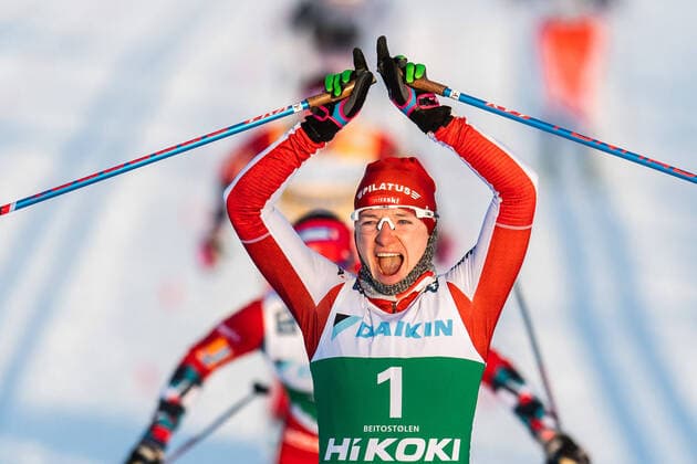 Bilder des Jahres 2022, Sport 12 Dezember Sport Bilder des Tages 221209 Nadine Fähndrich of Switzerland celebrates after women s classic technique sprint final during the FIS Cross-Country World Cup on December 9, 2022 in Beitostolen. Photo: Vegard Grott BILDBYRAN kod VG VG0385 bbeng skidor cross-country skiing langrenn fis world cup beitostolen beito klassisk sprint dam jubel *** 221209 Nadine Fähndrich of Switzerland celebrates after womens classic technique sprint final during the FIS Cross Country World Cup on December 9, 2022 in Beitostolen Photo Vegard Grott BILDBYRAN code VG VG0385 bbeng skidor cross country skiing cross country skiing fis world cup beitostolen beito classic sprint dam jubel,  Copyright: VEGARDxGRoTT BB221209VG074