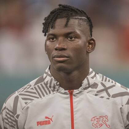 LUSAIL CITY, QATAR - DECEMBER 06: Breel Embolo of Switzerland during the FIFA World Cup, WM, Weltmeisterschaft, Fussball Qatar 2022 Round of 16 match between Portugal and Switzerland at Lusail Stadium on December 6, 2022 in Lusail City, Qatar. (Photo by Sebastian Frej) WCS  Copyright: xSebastianxFrej