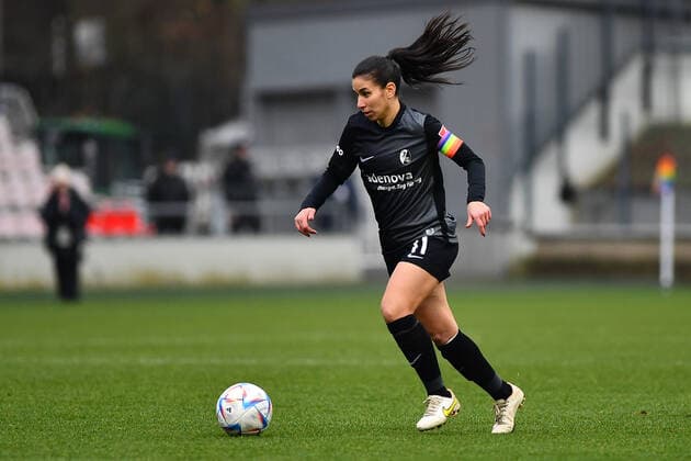 GERMANY, COLOGNE - DECEMBER 11, 2022: Hasret Kayikci. The match of Women Bundesliga 1.FC Koeln vs SC Freiburg  Copyright: xVITALIIxKLIUIEVx
