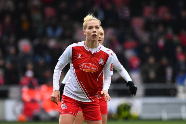 GERMANY, COLOGNE - DECEMBER 11, 2022: Selina Degen. The match of Women Bundesliga 1.FC Koeln vs SC Freiburg  Copyright: xVITALIIxKLIUIEVx