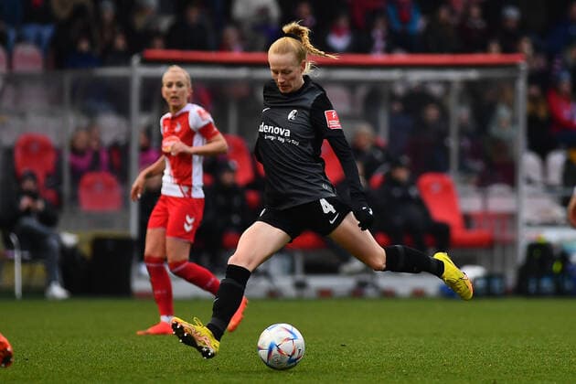 GERMANY, COLOGNE - DECEMBER 11, 2022: Meret Felde. The match of Women Bundesliga 1.FC Koeln vs SC Freiburg  Copyright: xVITALIIxKLIUIEVx
