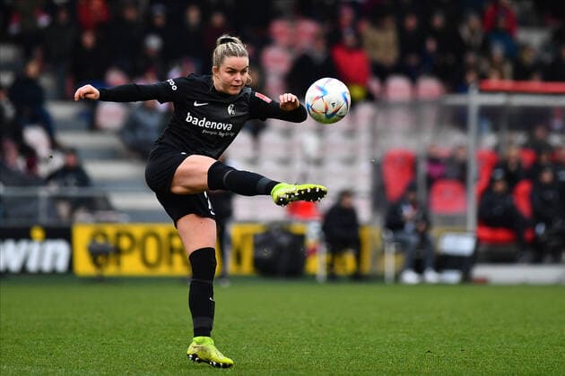 GERMANY, COLOGNE - DECEMBER 11, 2022: Greta Stegemann. The match of Women Bundesliga 1.FC Koeln vs SC Freiburg  Copyright: xVITALIIxKLIUIEVx