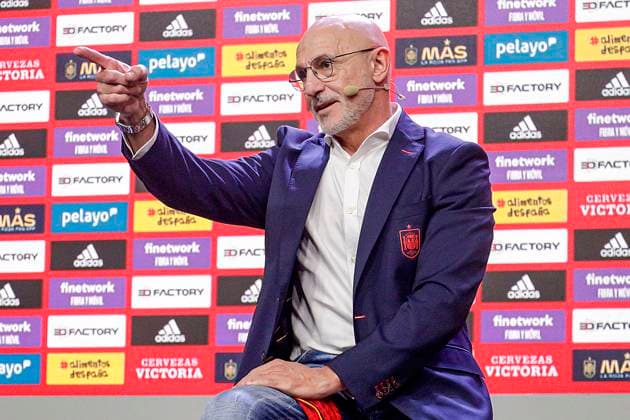 Spain s national football team new head coach Luis de la Fuente during his official presentation. December 12, 2022. (2022121209)