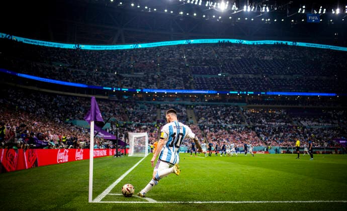 Doha, Qatar 13th Dec, 2022 Lionel Messi Arg Argentina Croatia Argentina World Cup 2022 in Qatar 13 12 2022