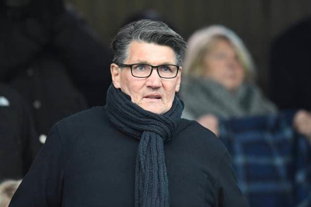 Wycombe Wanderers v Ipswich Town EFL Sky Bet League 1 17 12 2022. Luton Town assistant Manager Mick Harford in the stand during the EFL Sky Bet League 1 match between Wycombe Wanderers and Ipswich Town at Adams Park, High Wycombe, England on 17 December 2022. High Wycombe Adams Park Buckinghamshire England Editorial use only DataCo restrictions apply See www.football-dataco.com , Copyright: xDennisxGoodwinx PSI-16563-0005