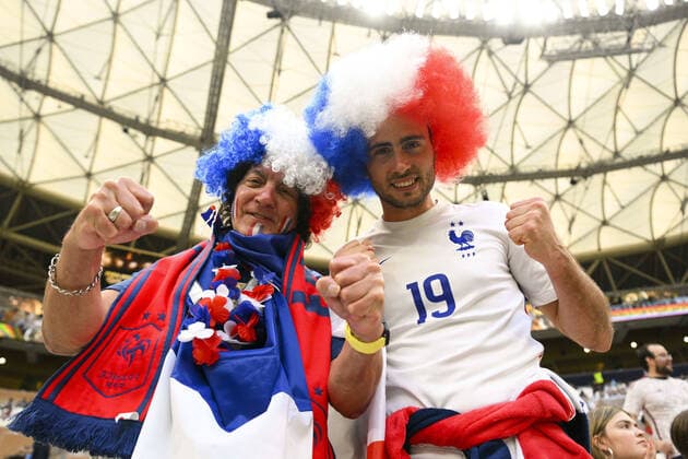 FIFA World Cup 2022, Final, French fans in Qatar