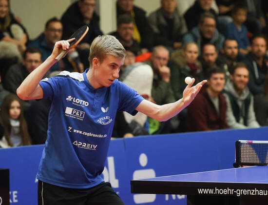 Player Grenzau Duesseldorf , TTC Zugrbuecke Grenzau PSV Borussia Duesseldorf,, 10 Matchday, Table Tennis Bundesliga Men, 18 12 2022, TTC Zugrbuecke Grenzau PSV Borussia Duesseldorf,, 10 Matchday, Table Tennis Bundesliga Men, 18 12 2022, Photo EIBNER Joerg Niebergall Hoehr Grenzhausen Copyright: xJoergxNiebergall Eibner-Pressefox EP_JNL