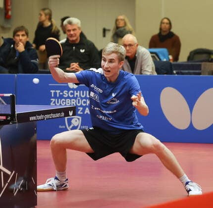 Maciej Kubik Grenzau , TTC Zugbruecke Grenzau PSV Borussia Duesseldorf,, 10 Matchday, Table Tennis Bundesliga Men, 18 12 2022, TTC Zugrbuecke Grenzau PSV Borussia Duesseldorf,, 10 Matchday, Table Tennis Bundesliga Men, 18 12 2022, Photo EIBNER Joerg Niebergall Hoehr Grenzhausen Copyright: xJoergxNiebergall Eibner-Pressefox EP_JNL