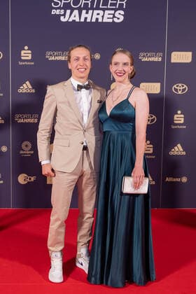 Luca Tesche, Franziska Brausse, track cycling , athlete of the year, awarding the honor in 2022, 18 12 2022, Eibner Pressefoto Sascha Walther athlete of the year, awarding the honor in 2022, 18 12 2022 Baden Baden. Copyright: xEibner-Pressefotox EP_EER