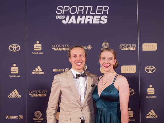 Luca Tesche, Franziska Brausse, track cycling , athlete of the year, awarding the honor in 2022, 18 12 2022, Eibner Pressefoto Sascha Walther athlete of the year, awarding the honor in 2022, 18 12 2022 Baden Baden. Copyright: xEibner-Pressefotox EP_EER