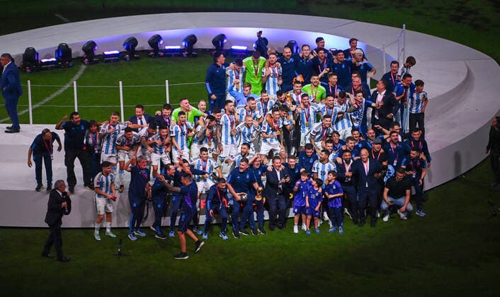 FOOTBALL World Cup 2022 Final Argentina France 18 12 2022 World Champion Argentina