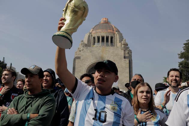 FIFA World Cup 2022, Final, Argentina - France, Public Viewing in Mexico City