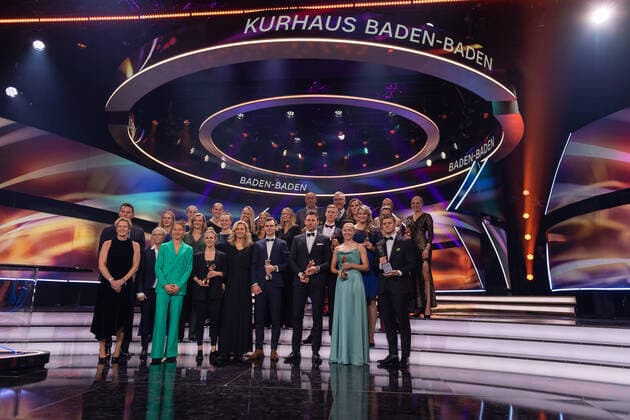 Overall winner picture, athlete of the year, awarding the honor in 2022, 18 12 2022, Eibner Pressefoto Sascha Walther athlete of the year, awarding the honor in 2022, 18 12 2022 Baden Baden. Copyright: xEibner-Pressefotox EP_EER