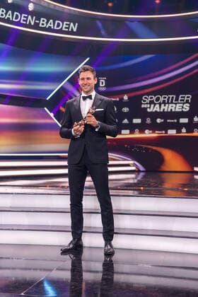 Niklas Kaul, athlete of the year 2022, athlete of the year, awarding the honor in 2022, 18 12 2022, Eibner Pressefoto Sascha Walther athlete of the year, awarding the honor in 2022, 18 12 2022 Baden Baden. Copyright: xEibner-Pressefotox EP_EER