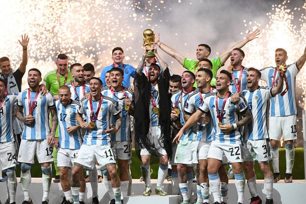 Football, men, 2022 23 season, World Cup in Qatar, final, Argentina France 2 2, 3 3 n V, 4 2 i E at Lusail Iconic Stadium in Lusail, v l , 18 12 2022, Copyright: xMatthiasxKochx