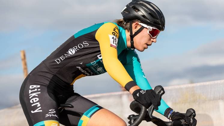 VII Ciclo cross Ciudad de Xativa C2 Xativa Valencia Spain, 17 12 2022 Estela DOMINGUEZ GARCIA 13, U23, BIKERY DENPROS CX TEAM on 17 12 2021 at the Ciclo cross Ciudad de Xativa in Xativa Spain Copyright: xBEAUTIFULxSPORTS Meurerx