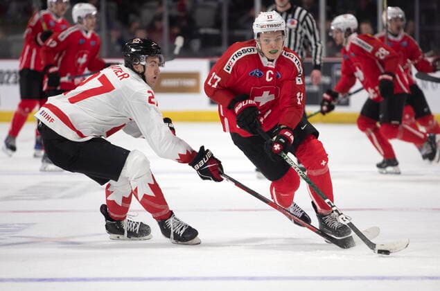 Ice Hockey, Junior World Championship, Canada - Switzerland