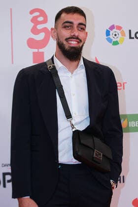 December 20, 2022, MADRID, MADRID, SPAIN: Borja Iglesias, football player of Betis poses for a photo during the 16th edition of the As Sports Awards at The Westin Palace on December 20, 2022 in Madrid, Spain. MADRID SPAIN - ZUMAa181 20221220_zaa_a181_004 Copyright: xIrinaxR.xHipolitox