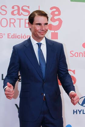 December 20, 2022, MADRID, MADRID, SPAIN: Rafael Nadal, tennis player of Spain poses for a photo during the 16th edition of the As Sports Awards at The Westin Palace on December 20, 2022 in Madrid, Spain. MADRID SPAIN - ZUMAa181 20221220_zaa_a181_023 Copyright: xIrinaxR.xHipolitox
