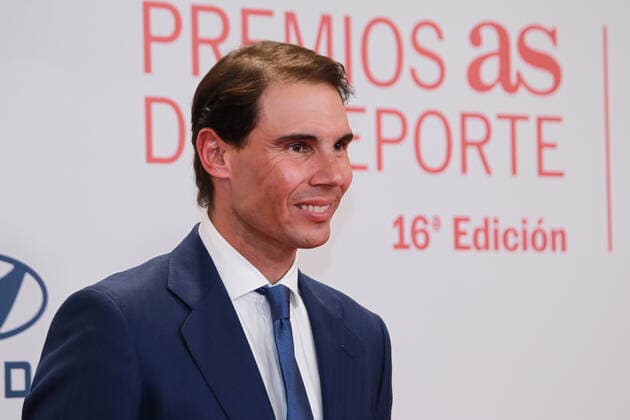 December 20, 2022, MADRID, MADRID, SPAIN: Rafael Nadal, tennis player of Spain poses for a photo during the 16th edition of the As Sports Awards at The Westin Palace on December 20, 2022 in Madrid, Spain. MADRID SPAIN - ZUMAa181 20221220_zaa_a181_026 Copyright: xIrinaxR.xHipolitox
