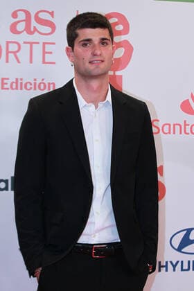 December 20, 2022, MADRID, MADRID, SPAIN: Asier Martinez, athlete of Spain poses for a photo during the 16th edition of the As Sports Awards at The Westin Palace on December 20, 2022 in Madrid, Spain. MADRID SPAIN - ZUMAa181 20221220_zaa_a181_039 Copyright: xIrinaxR.xHipolitox