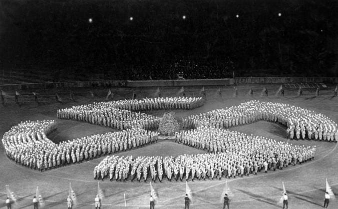 Hitler Youth Parade Hitler Youth Parade in Olympic Stadium Germany  Copyright: xTopFotox 0195812