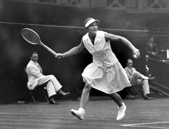 Helen Wills Moody in 1935. Wimbledon 1935. Great Britain  Copyright: xTopFotox 0715000