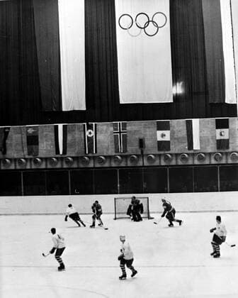 WINTER OLYMPICS GAMES IN INNSBRUCK, AUSTRIA - RUSSIAN SWISS Ice hockey, Eishockey MATCH ; 3 FEBRUARY 1964  Copyright: xTopFotox IPU470920