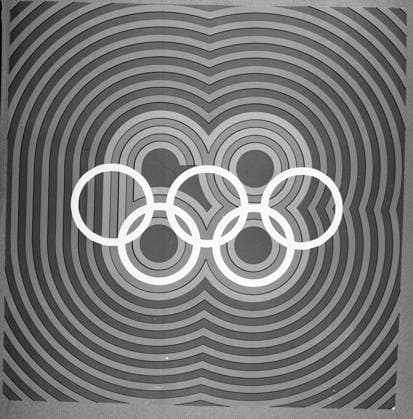 The Psychological Games Already They re Calling It The Psychological Games In Mexico s capital , people are already calling it the psychological games . They have probaly seen some of the most eyeball searing op - art posters which announce the forthcoming 1968 Olympic Games, Olympische Spiele, Olympia, OS . With their curves and whirls , which seem to flicker and dance , the posters certainly succeed in their purpose to assault the eye . These posters , are flowing from a palatical home on the southern side of Mexico City . Using the office home of Ramirez Vazquez , head of the Olympic Organizing Committee , as their workshop , Mauel Villazon , Director of the Olympic Design Department , and his young designers , certainly came up with some sizzlers 20th August 1967 Mexico Copyright: xTopFotox UPI542063-B