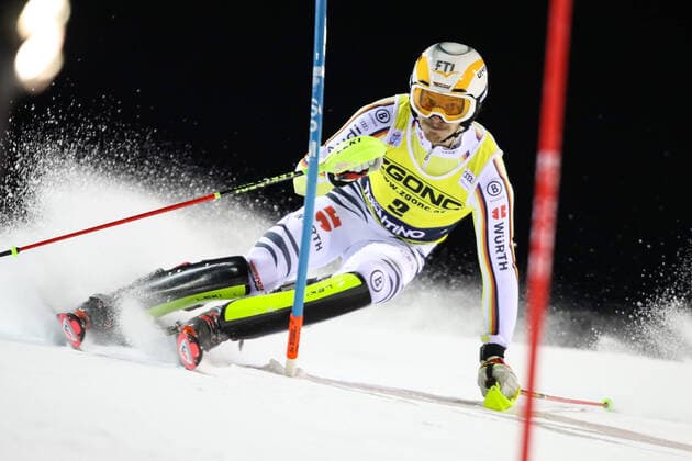 Sport Themen der Woche KW51 Sport Bilder des Tages ALPINE SKIING - FIS WC Madonna di Campiglio MADONNA DI CAMPIGLIO,ITALY,22.DEC.22 - ALPINE SKIING - FIS World Cup, night slalom, men. Image shows Linus Strasser (GER).  GEPAxpictures xMathiasxMandl