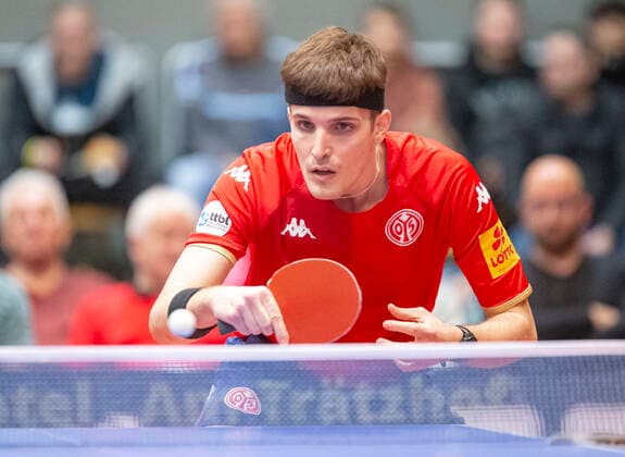 22 12 2022, xomx table tennis Bundesliga TTC RhönSprudel Fulda Maberzell 1 FSV Mainz 05 picture game Quadri Aruna Luka Mladenovic Copyright: HMBxMedia OliverxMueller