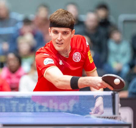 22 12 2022, xomx table tennis Bundesliga TTC RhönSprudel Fulda Maberzell 1 FSV Mainz 05 picture game Quadri Aruna Luka Mladenovic Copyright: HMBxMedia OliverxMueller