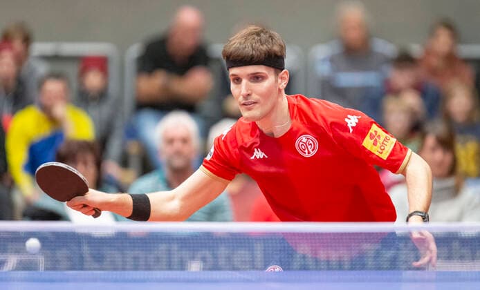 22 12 2022, xomx table tennis Bundesliga TTC RhönSprudel Fulda Maberzell 1 FSV Mainz 05 picture game Quadri Aruna Luka Mladenovic Copyright: HMBxMedia OliverxMueller