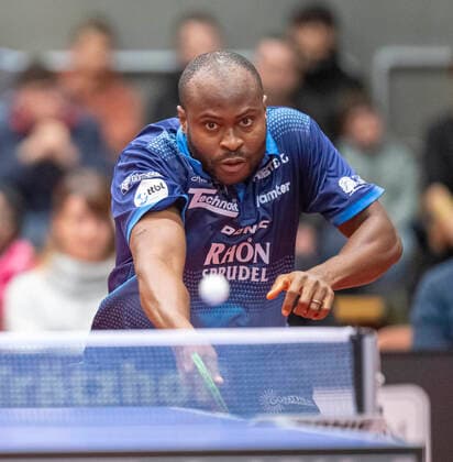 22 12 2022, xomx table tennis Bundesliga TTC RhönSprudel Fulda Maberzell 1 FSV Mainz 05 picture match Quadri Aruna Luka Mladenovic Copyright: HMBxMedia OliverxMueller
