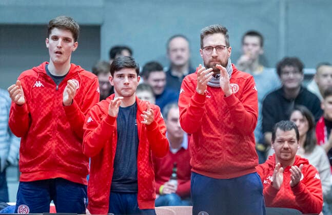 22 12 2022, xomx table tennis Bundesliga TTC RhönSprudel Fulda Maberzell 1 FSV Mainz 05 picture game 2 Fan Bo Meng Yuto Muramatsu Copyright: HMBxMedia OliverxMueller