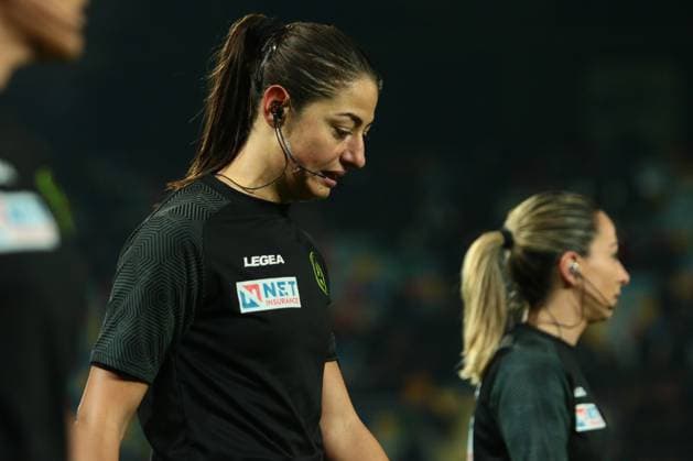 December 26, 2022, Frosinone, Italy: Frosinone, Italy, Benito Stirpe stadium, December 26, 2022, Maria Sole Ferrieri Caputi (referee) during Frosinone Calcio vs Ternana Calcio - Italian soccer Serie B match. Italian soccer Serie B match - Frosinone Calcio vs Ternana Calcio, Frosinone, Italy - ZUMAl164 20221226_zsa_l164_168 Copyright: xRaffaelexContix