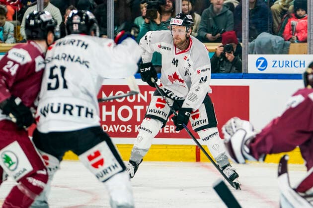 DAVOS, SWITZERLAND DECEMBER 26 Kevin Connauton of Team Canada in action during the match between HC Sparta Praha and Team Canada at Hockey Club Davos on December 26, 2022 in Davos, Switzerland Davos Graubunden Switzerland  Copyright: xJustPictures.ch JarixPestelaccix