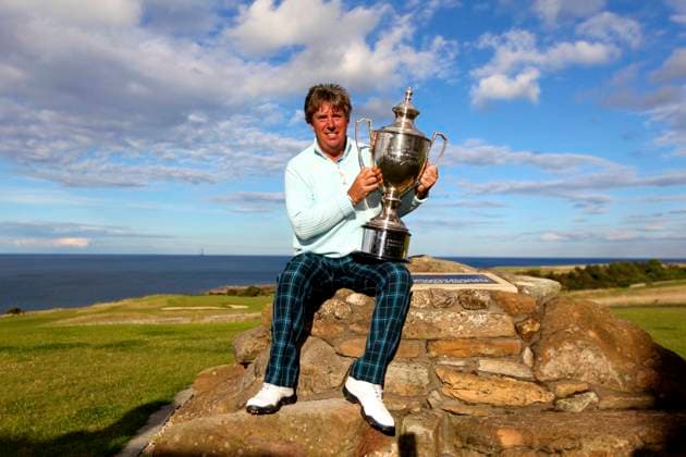 22.08.2010 Barry Lane winner of the Scottish Cleveland Golf Srixon Scottish Senior Open at Fairmont St Andrews  ActionPlus11084885 AndrewxBennison