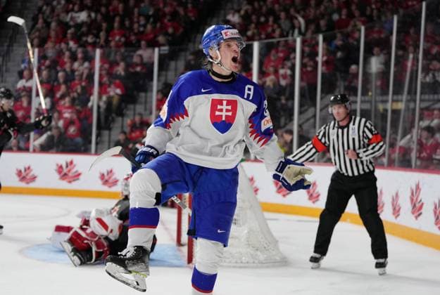 January 2, 2023, Halifax, NS, Canada: Slovakia s Libor Nemec reacts after scoring a goal during third period IIHF World Junior Hockey Championship quarterfinal action against Canada in Halifax, Monday, Jan. 2, 2023. Libor Nemec  - ZUMAc35_ 20230102_zaf_c35_123 Copyright: xDarrenxCalabresex