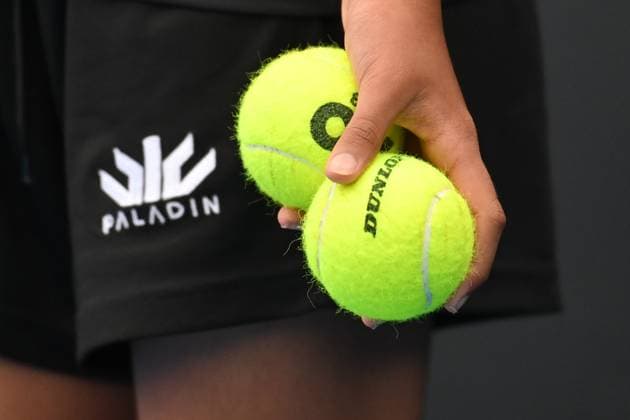 5th January 2022: Auckland, New Zealand: Tennis balls on Day 4 of the women s ASB Classic at the ASB Tennis Arena, Auckland, New Zealand  ActionPlus12464917 AndrewxCornaga