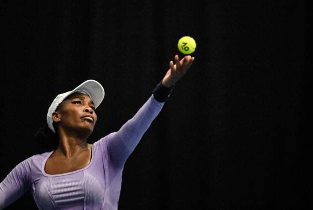 Bilder des Jahres 2023, Sport 01 Januar Sport Themen der Woche KW01 Sport Bilder des Tages 5th January 2022: Auckland, New Zealand: USA s Venus Williams on Day 4 of the women s ASB Classic at the ASB Tennis Arena, Auckland, New Zealand  ActionPlus12464942 AndrewxCornaga