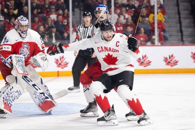 230106 Shane Wright of Canada during the 2023 IIHF World Junior Championship final between Czech Republic and Canada on January 6, 2023 in Halifax Photo Simon Hastegard PHOTO COURT code SH SH0405 ishockey ice hockey jvm junior vm u20 2023 iihf world junior championship world juniors final czech republic czech republic canada canada bbeng,  Copyright: SIMONxHASTEGARD BB230106SH046