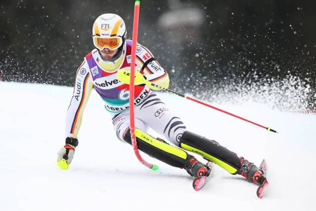 Bilder des Jahres 2023, Sport 01 Januar Sport Themen der Woche KW01 ALPINE SKIING - FIS WC Adelboden ADELBODEN,SWITZERLAND,08.JAN.23 - ALPINE SKIING - FIS World Cup, slalom, men. Image shows Linus Strasser (GER).  GEPAxpictures xMathiasxMandl